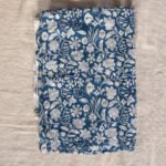 Blue Phool Jaal Blockprint Cotton Fabric